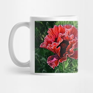 Exotic Oriental Poppy Mug